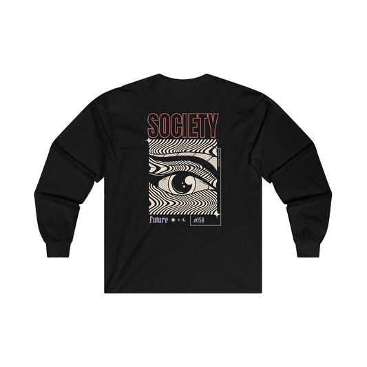 Unisex Long Sleeve "Society" Backprint